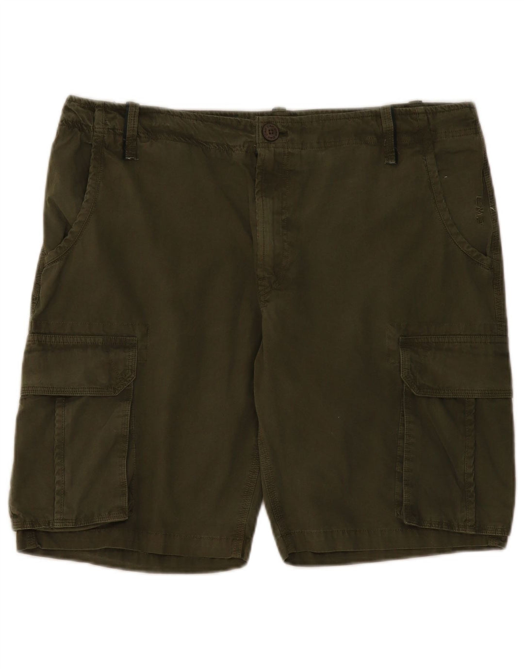 Shorts cargo masculino CMP IT 54 2XL W40 algodão cáqui