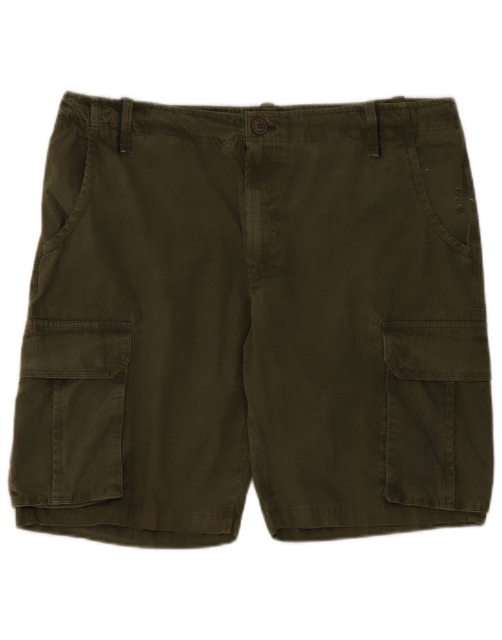 Shorts cargo masculino CMP IT 54 2XL W40 algodão cáqui