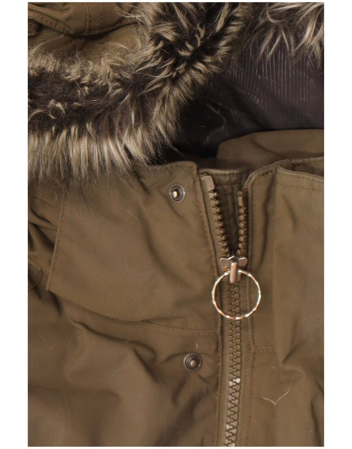 Jaqueta Parka Acolchoada Masculina The North Face Reino Unido 40 Grande Caqui Inverno