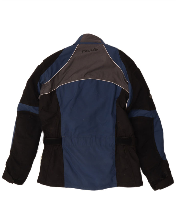 Jaqueta masculina Reusch Racer UK 42 XL azul colorblock poliamida