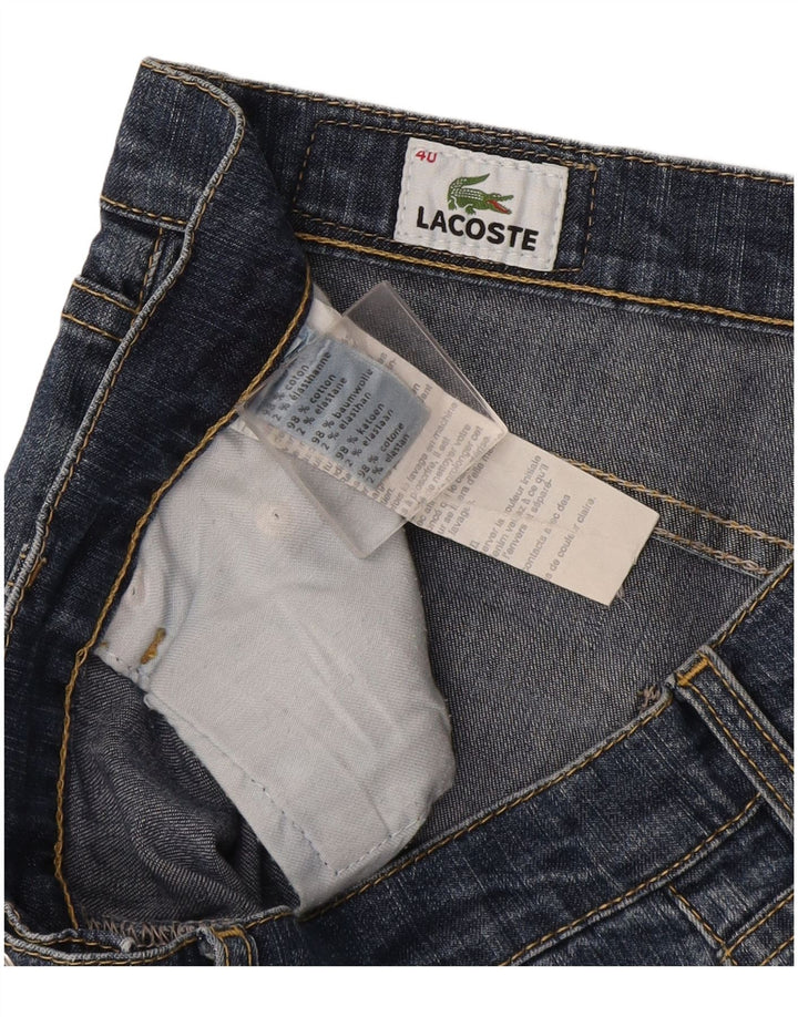 Calça Jeans Bootcut Feminina Lacoste Tamanho 40 Médio W27 L31 Azul Algodão