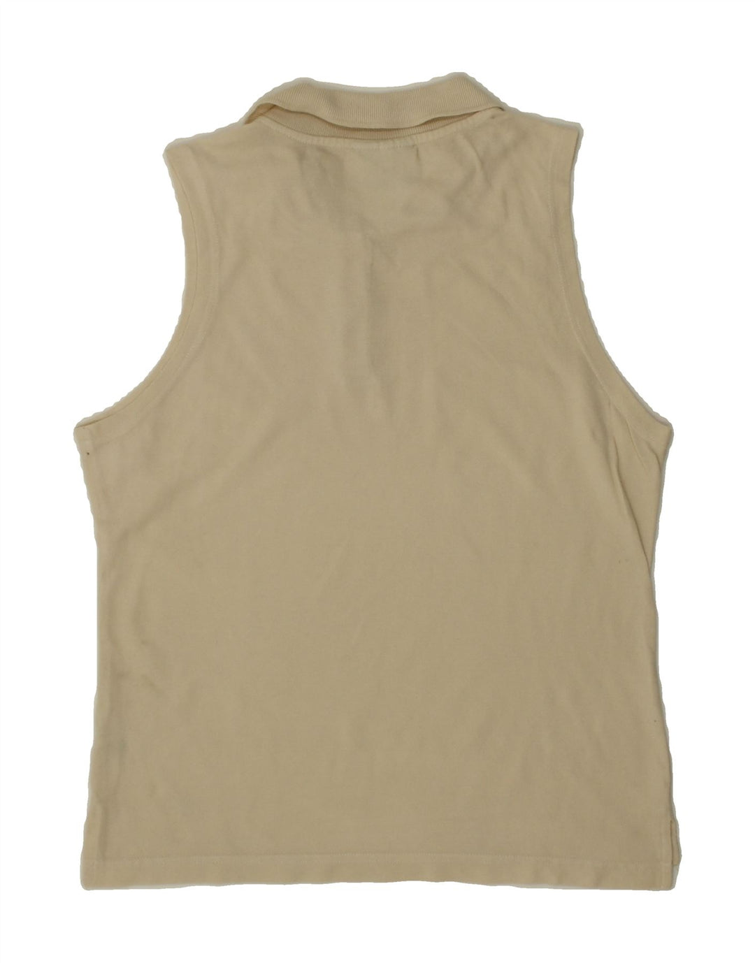 ASICS Womens Sleeveless Polo Shirt UK 18 XL Grey Cotton Vintage Asics and Second-Hand Asics from Messina Hembry 