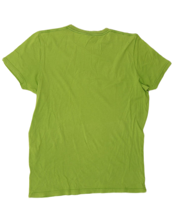 Camiseta gráfica masculina Hollister XL verde