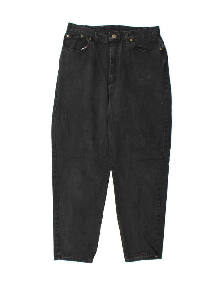 L.L.BEAN Womens Tapered Jeans W32 L30 Black Vintage L.L.Bean and Second-Hand L.L.Bean from Messina Hembry 