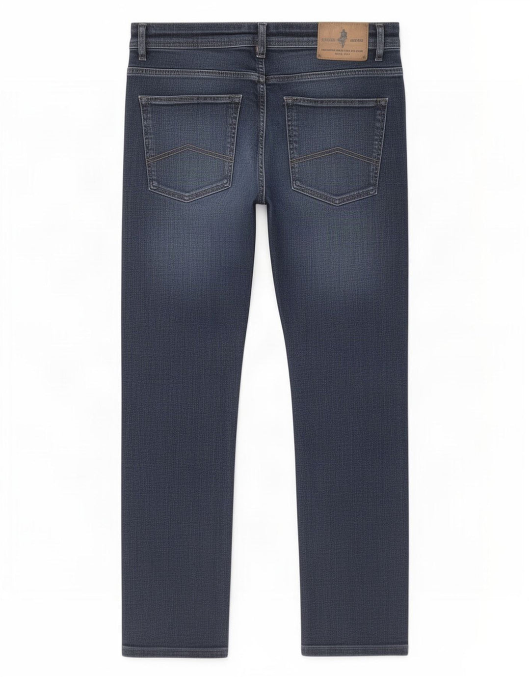Marlboro Classics Masculino Regular Tapered Jeans W32 L28 Azul Marinho