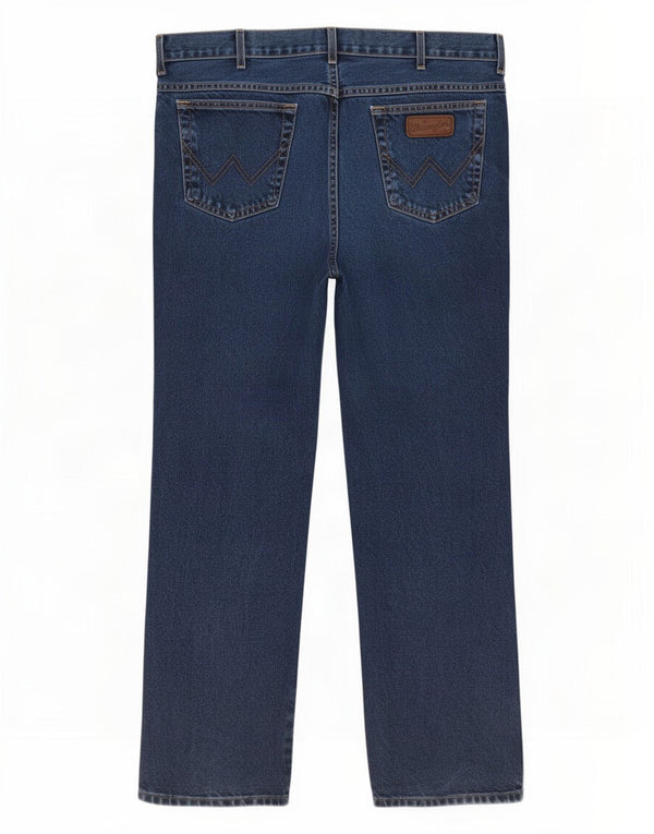 Wrangler Masculino Texas Straight Jeans W40 L30 Azul Algodão