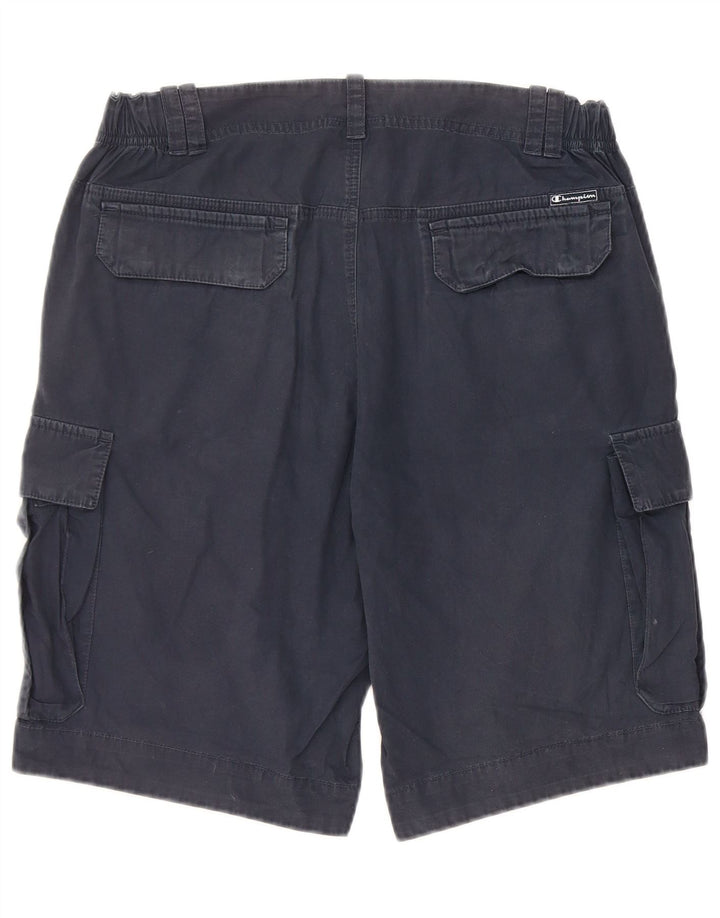 Shorts cargo masculino de ajuste regular CHAMPION pequeno W29 algodão azul marinho