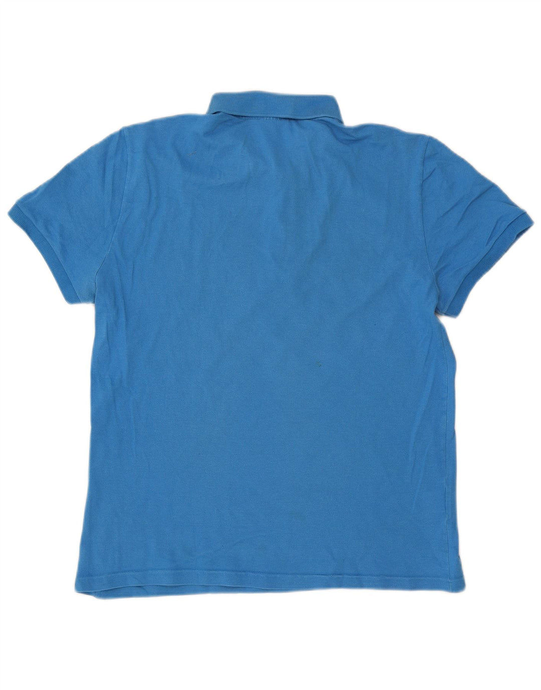 Camisa polo masculina Lacoste tamanho 6 XL azul algodão