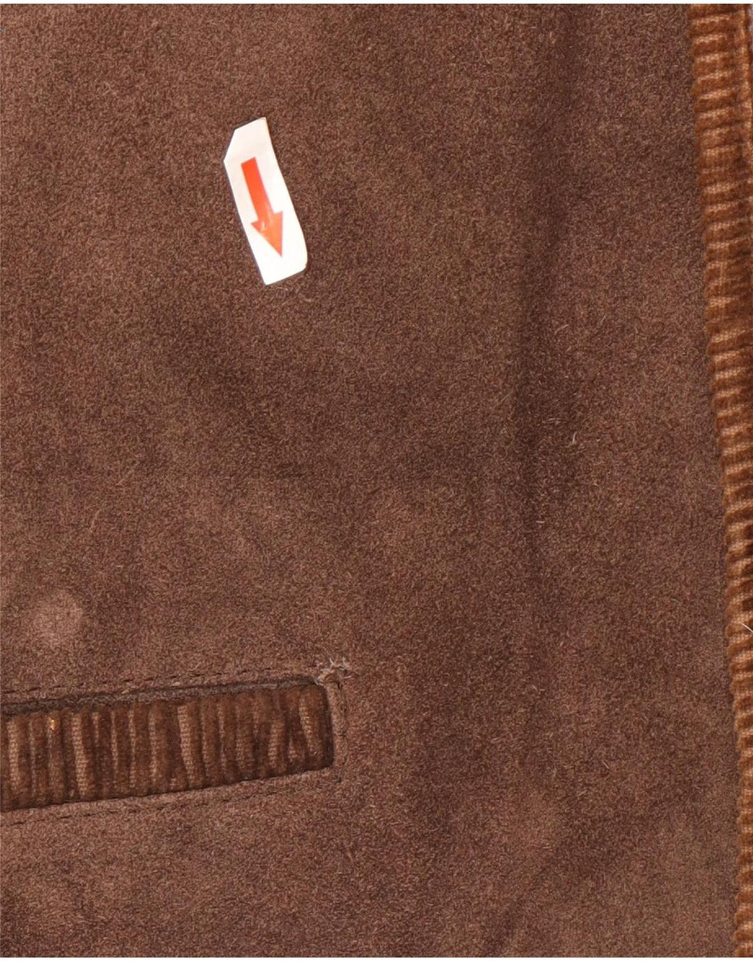 Colete masculino de couro Marcel Battiston XL marrom clássico