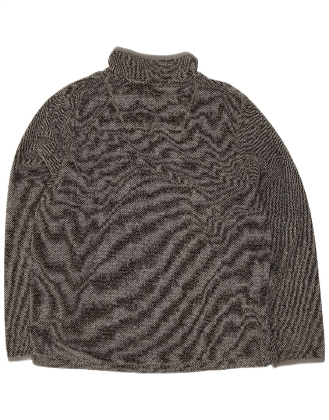 Weird Fish Masculino Zip Neck Moletom Jumper XL Cinza Poliéster