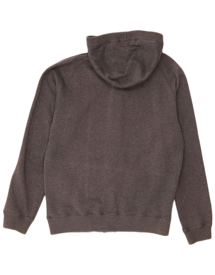 Adidas masculino moletom com capuz jaqueta superior algodão cinza médio