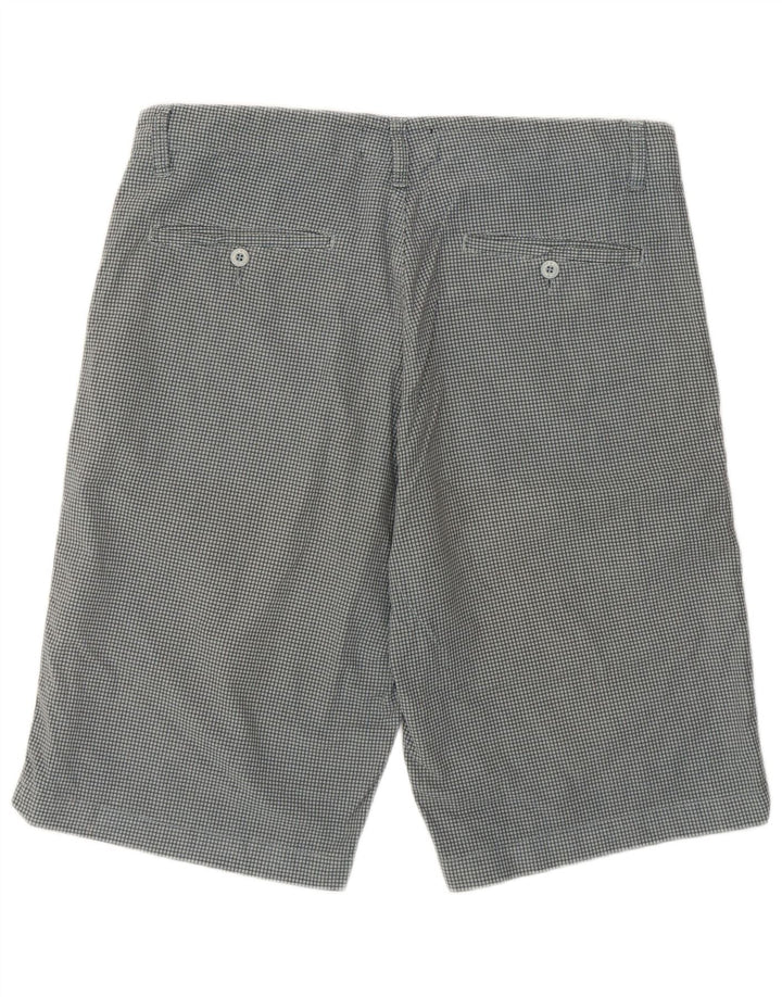Converse Mens Chino Shorts Grande W34 Cinza Xadrez Algodão