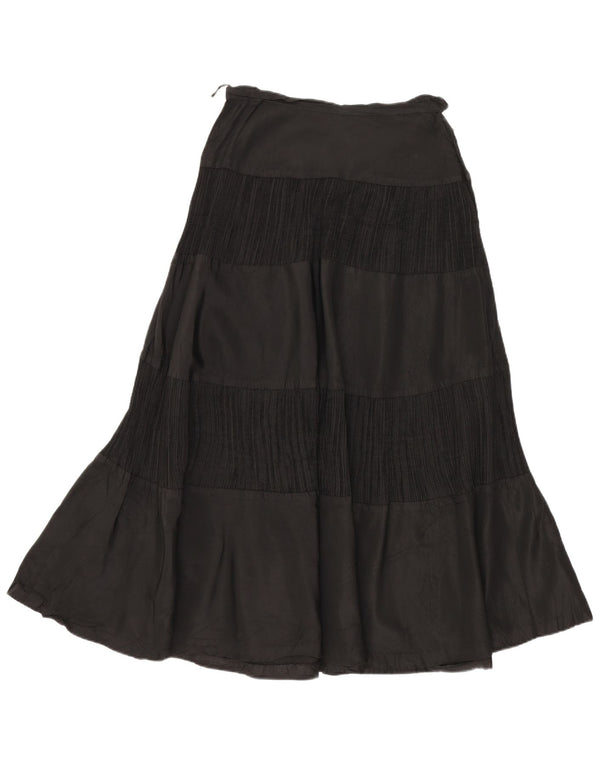 Saia feminina vintage em camadas W24 XS preta
