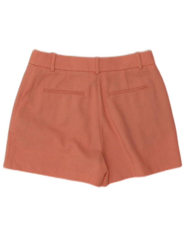 Shorts Chino Feminino de Cintura Alta Reiss UK 10 Pequeno W30 Rosa Poliéster