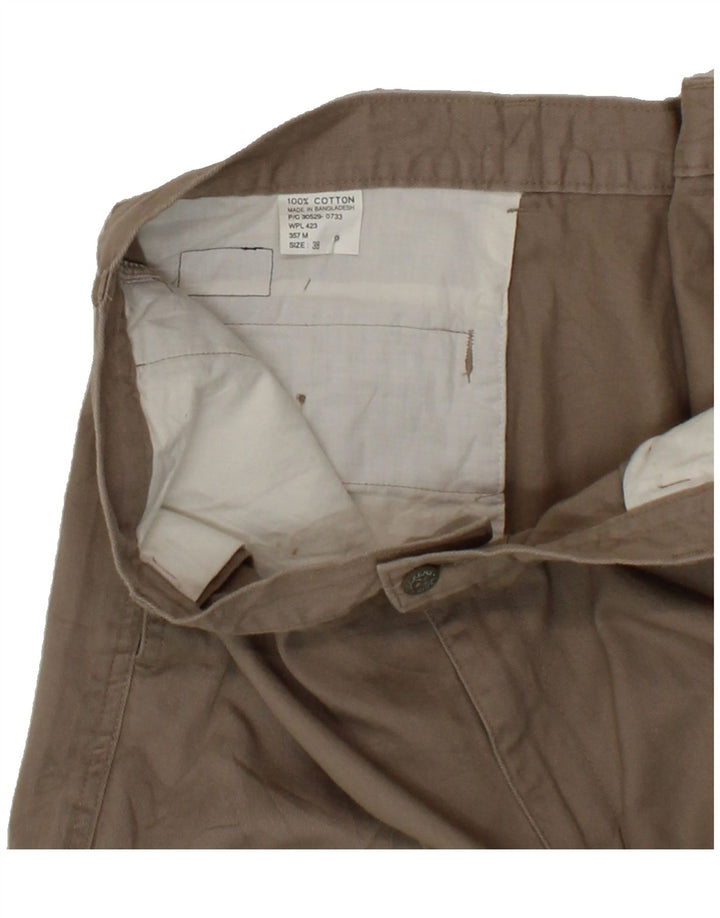 DOCKERS Mens Pegged Chino Shorts W38 XL Beige Cotton Vintage Dockers and Second-Hand Dockers from Messina Hembry 