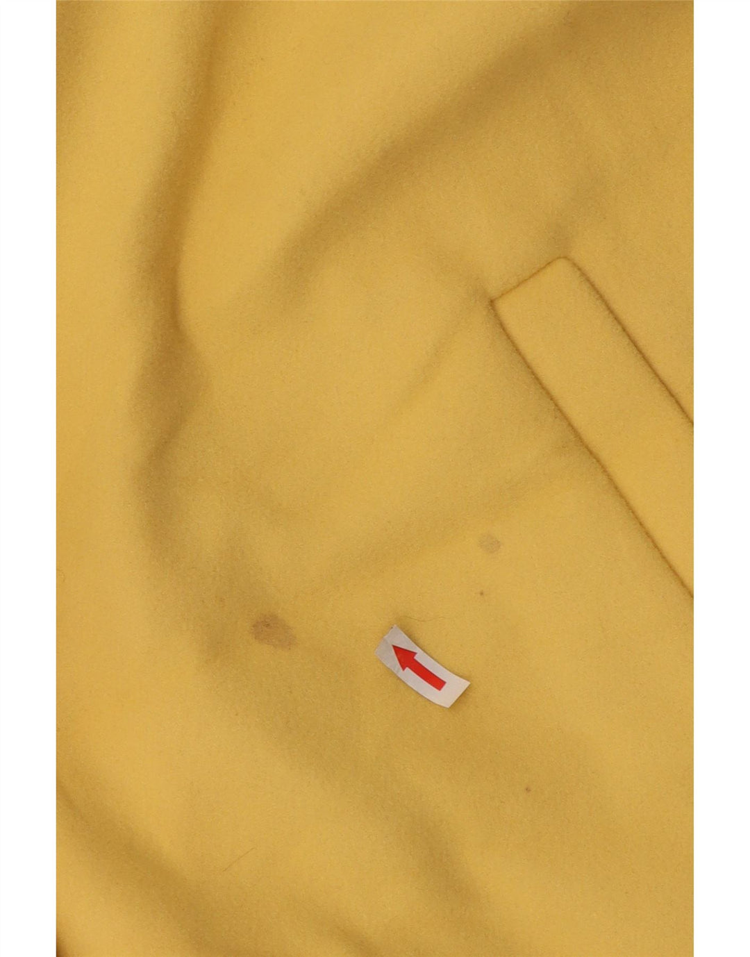 Sobretudo feminino Marks & Spencer UK 24 4XL algodão amarelo