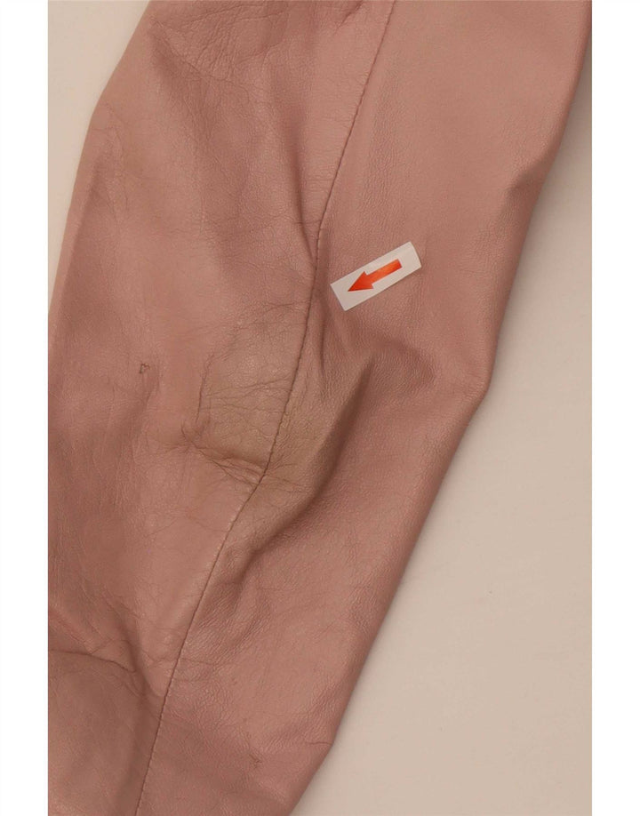 Jaqueta feminina de couro Racer Wanted IT 48 XL rosa