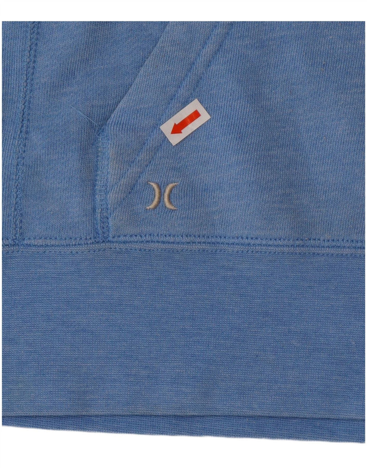 Suéter com capuz gráfico feminino HURLEY UK 14 azul médio