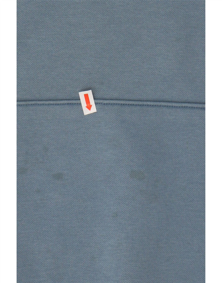 PUMA moletom com capuz masculino 2XL algodão azul
