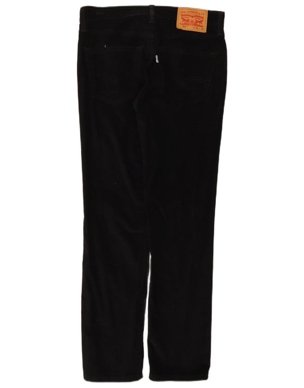 Calça Levi's Masculina 511 Slim Corduroy W31 L30 Algodão Preto