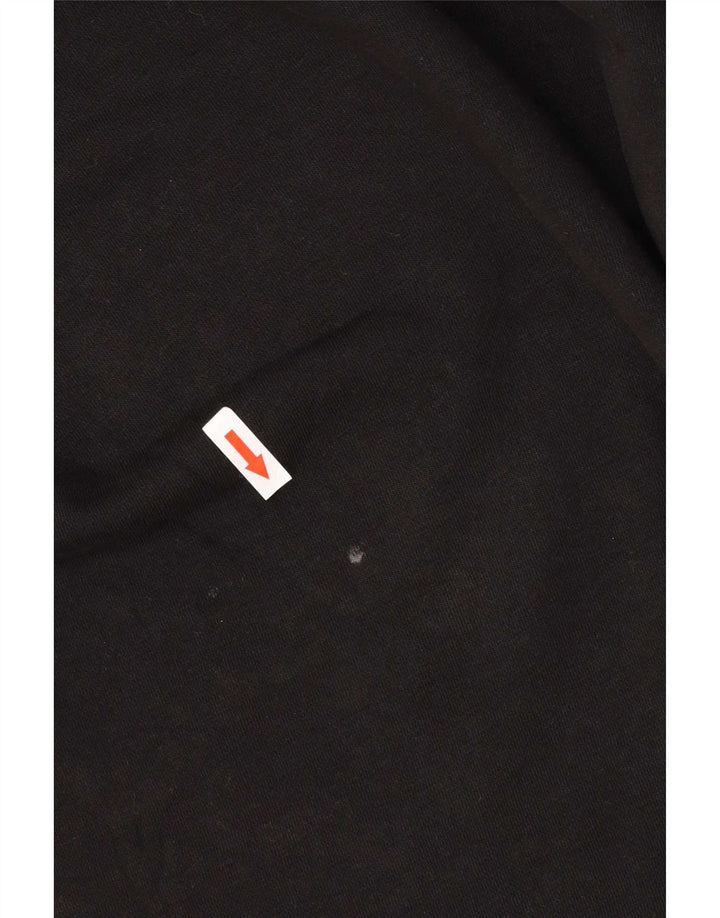 Ellesse moletom masculino gráfico jumper pequeno algodão preto