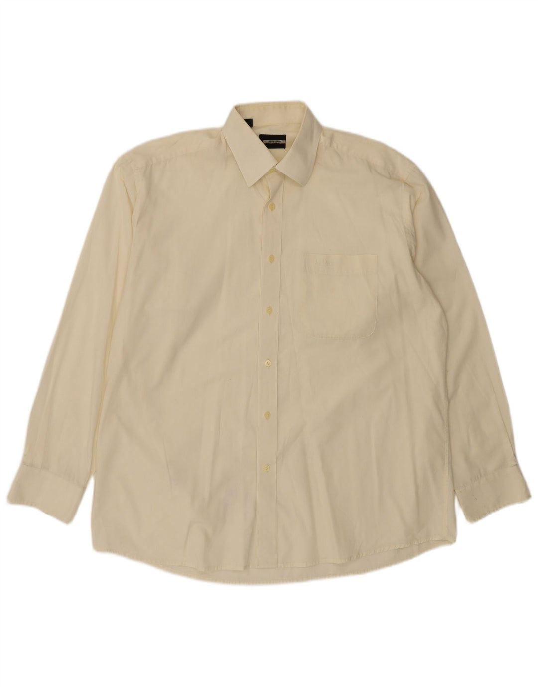 Camisa masculina PIERRE CARDIN tamanho 42 16 1/2 grande algodão branco