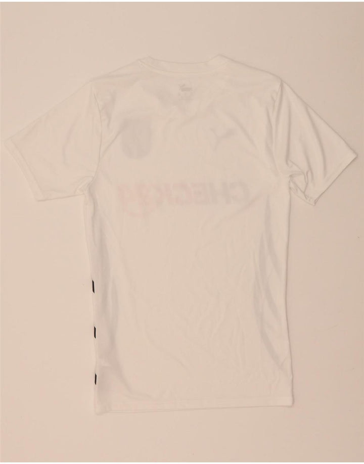 Camiseta Puma Mens Deutshland Graphic Top XS Branco Poliéster
