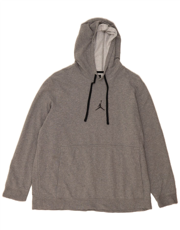 JORDAN Mens Dirty Rotten Imbeciles DRI Hoodie Jumper XL Grey Cotton Vintage Jordan and Second-Hand Jordan from Messina Hembry 