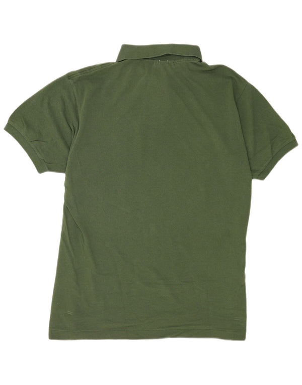 Camisa polo masculina Lacoste Classic Fit tamanho 7 2XL algodão verde