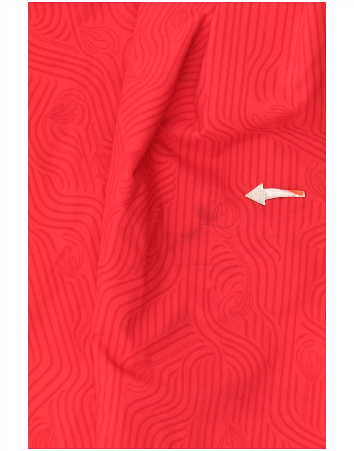 Jaqueta de chuva masculina Helly Hansen com capuz UK 36 pequena poliamida vermelha