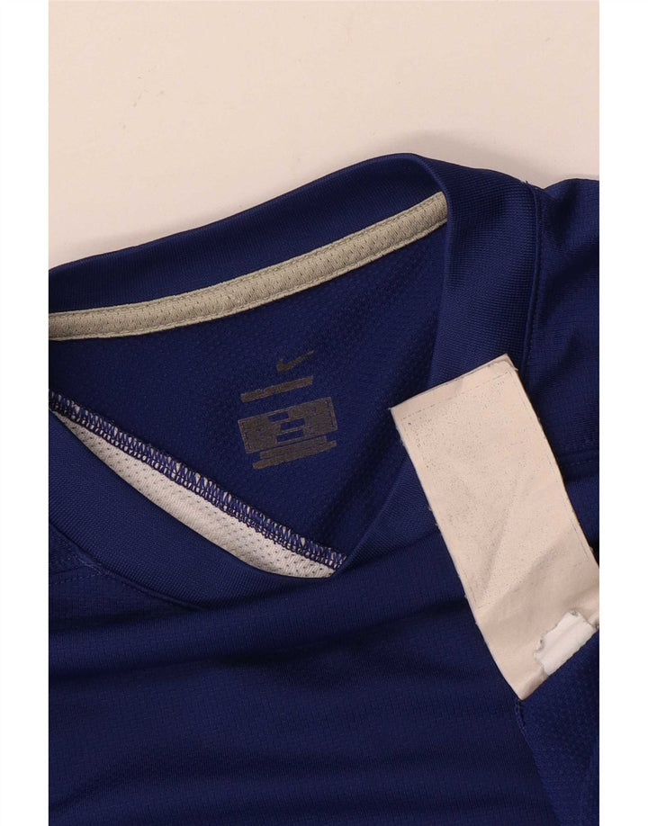 Camiseta masculina Nike Top grande bloco colorido azul