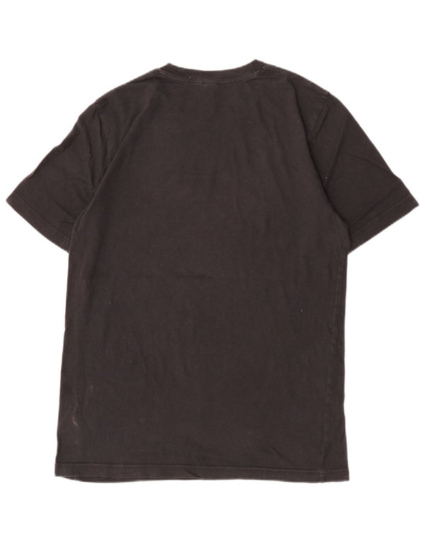 Camiseta masculina Adidas regular de manga curta top pequeno preto algodão esportivo