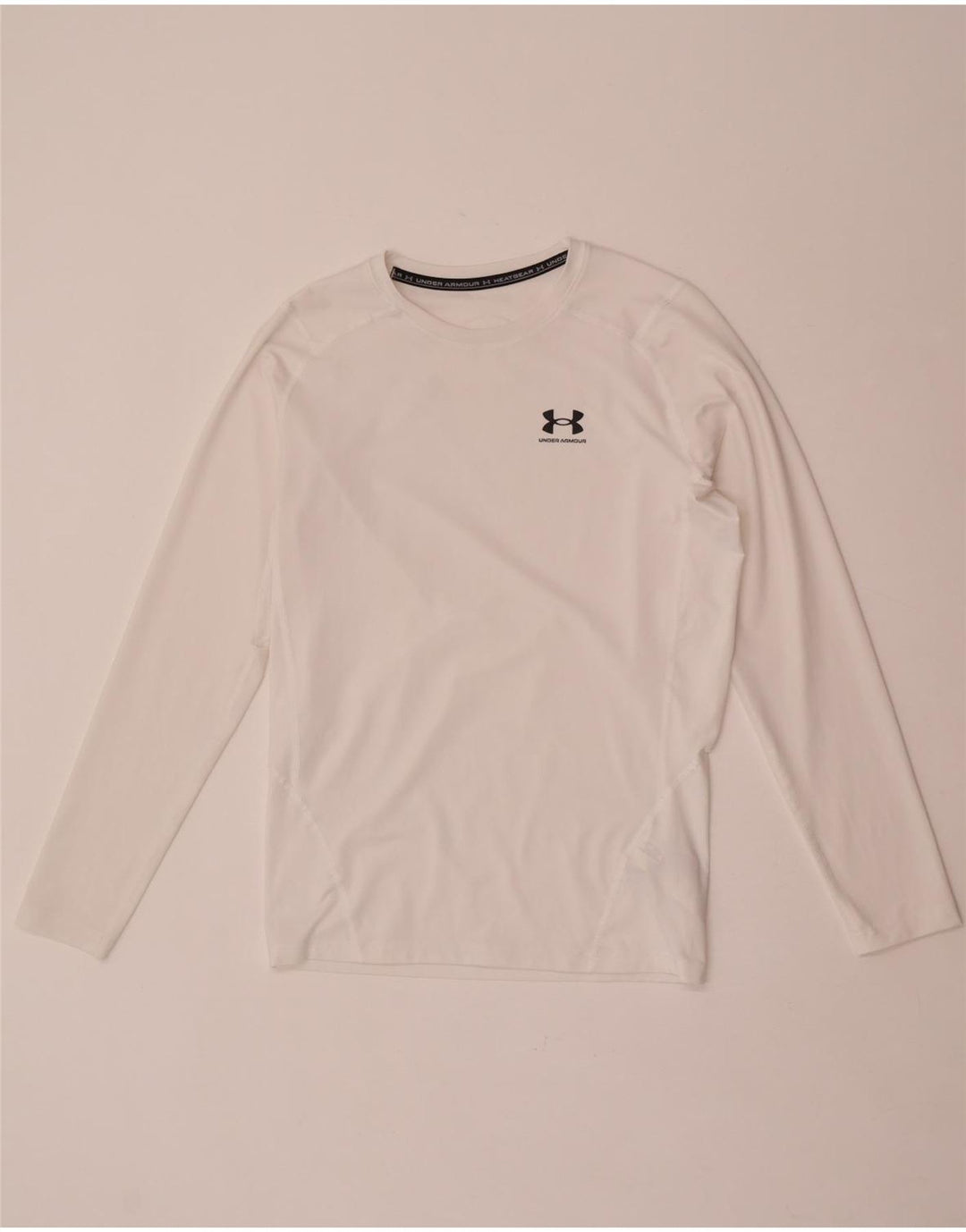Under Armour Masculino Heat Gear Top Manga Longa XL Poliéster Branco