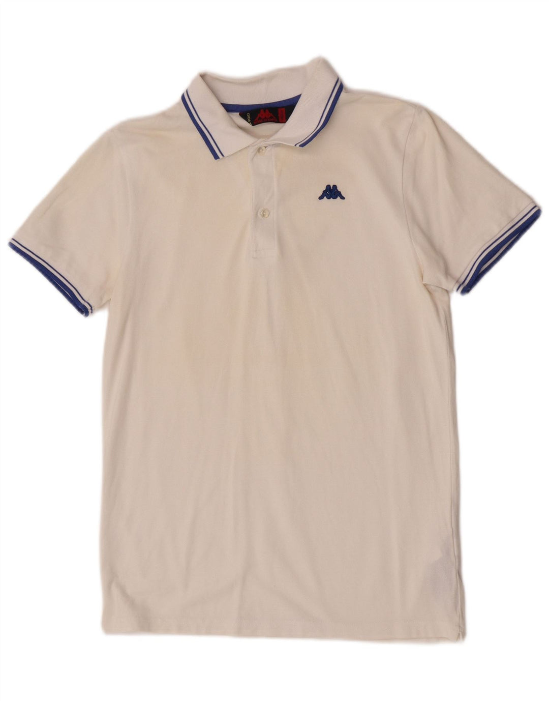 Camisa polo masculina Kappa médio algodão branco