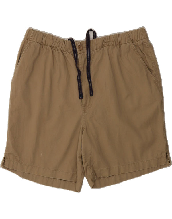 IZOD Mens Chino Shorts Grande W34 Algodão Bege