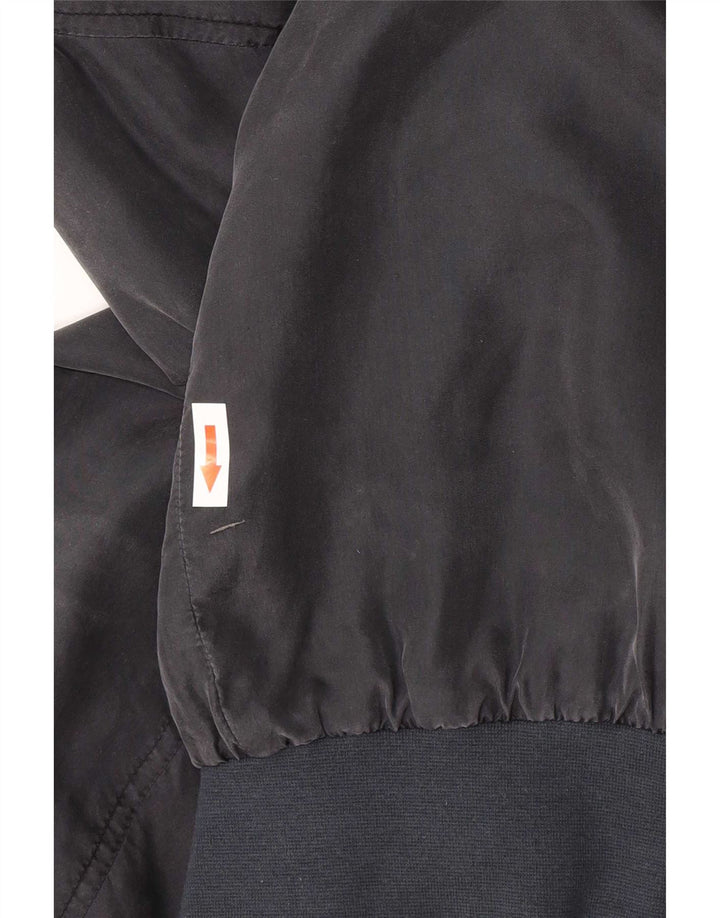 Jaqueta bomber masculina vintage UK 42 XL azul marinho clássico