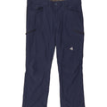 EDDIE BAUER Womens Straight Cargo Trousers W38 L30 Navy Blue Nylon Vintage Eddie Bauer and Second-Hand Eddie Bauer from Messina Hembry 