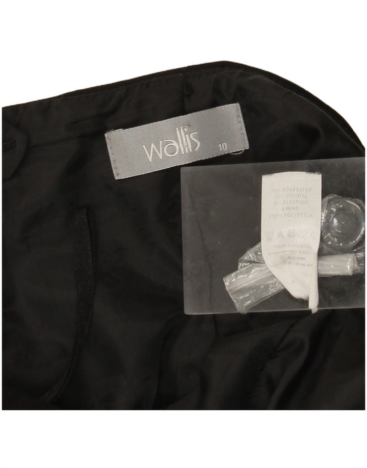 Saia lápis feminina WALLIS UK 10 pequena W30 poliéster preto