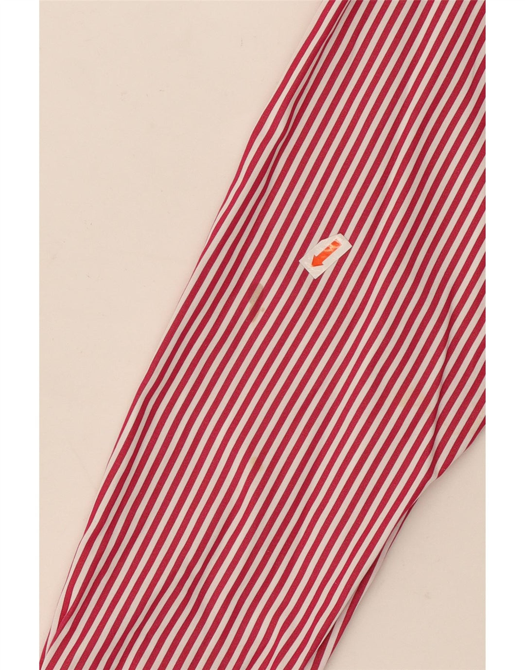 Camisa feminina RALPH LAUREN US 4 pequena listrada vermelha de algodão