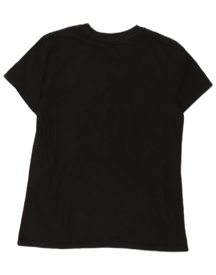 Camiseta feminina Levi's Top UK 10 pequena algodão preto