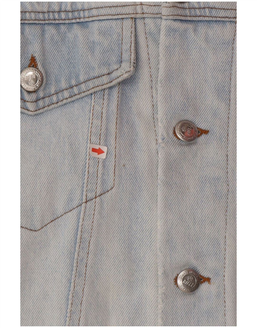 Jaqueta jeans feminina Rifle de grandes dimensões UK 18 XL azul