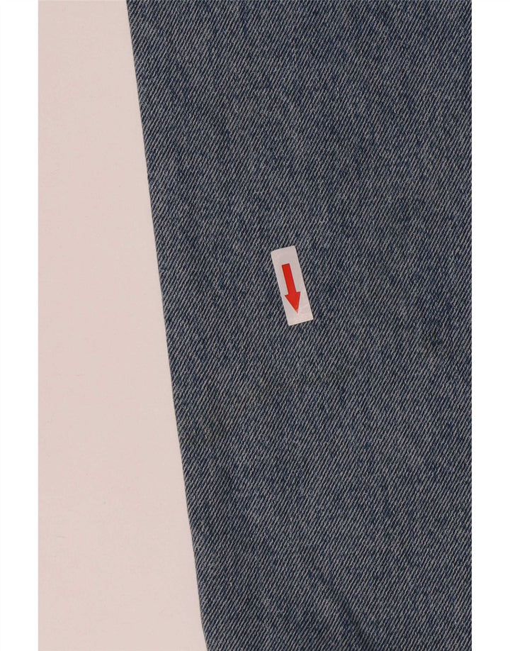 Uniforme feminino jeans cônico W29 L28 azul