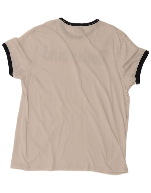 Camiseta masculina Timberland Regular Fit Graphic Top 2XL branco colorblock