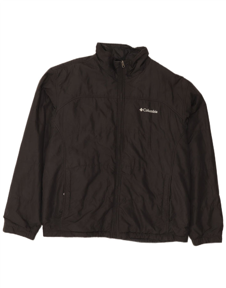 Jaqueta bomber Columbia masculina Interchange Liner UK 42 XL poliéster preto