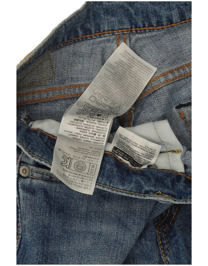 Levi's Masculino 511 Slim Jeans W28 L32 Azul Algodão