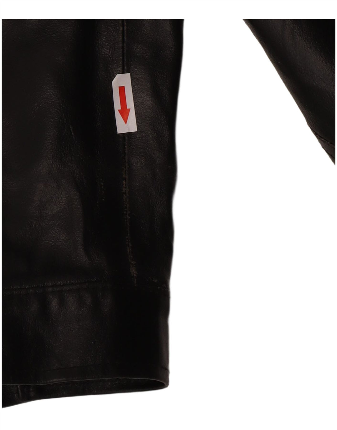 Jaqueta de couro masculina vintage EU 48 couro preto médio