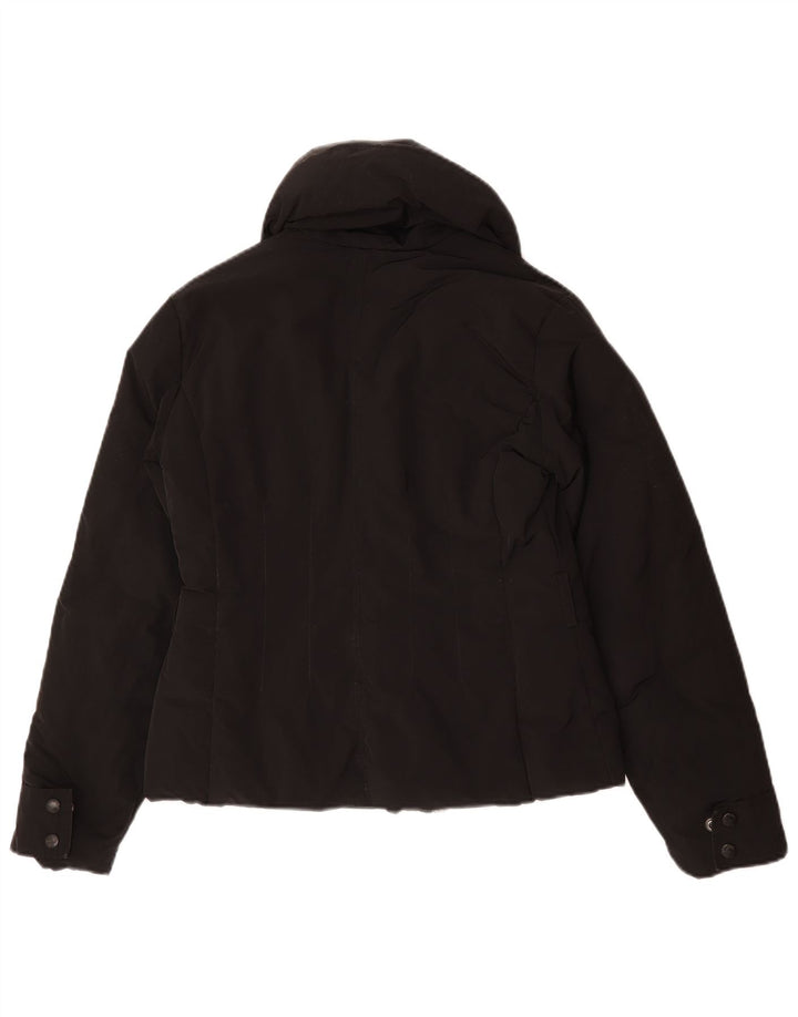 Jaqueta acolchoada feminina Bomboogie UK 14 grande poliéster preto