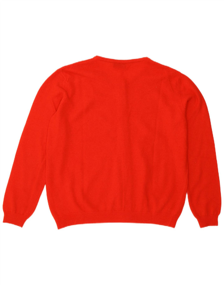 Conjunto feminino Enara Maglie de 2 peças UK 14 lã vermelha média