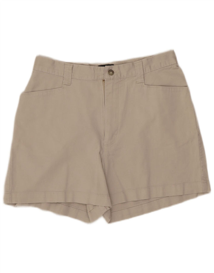 Lee Shorts feminino casual US 8 médio W28 algodão bege