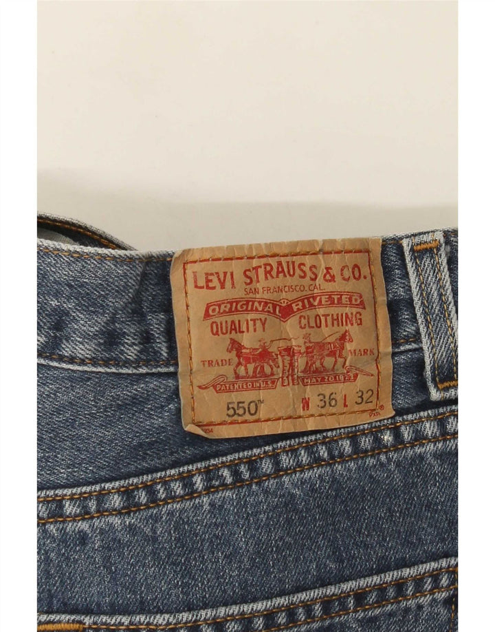Levi's Masculino 550 Loose Jeans W36 L32 Azul